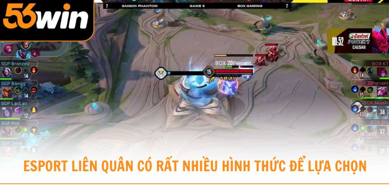 Cá cược Esport Liên Quân có rất nhiều hình thức để lựa chọn