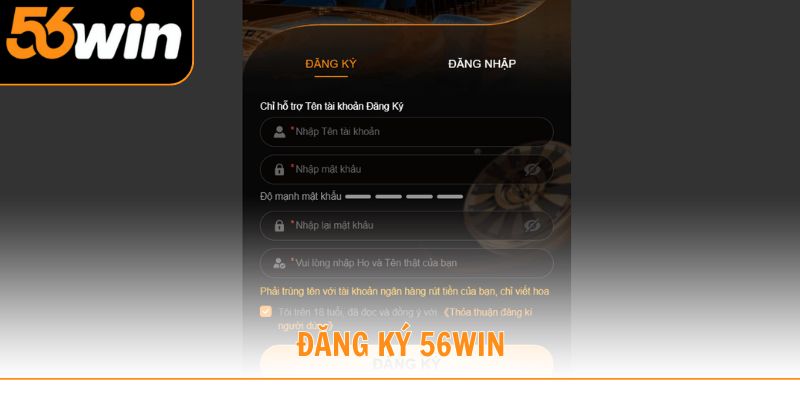 đăng ký 56win
