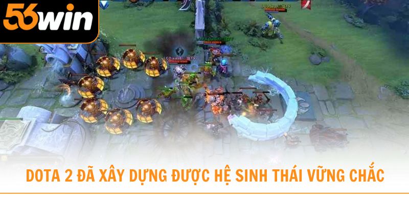 Dota 2 đã xây dựng được hệ sinh thái vững chắc