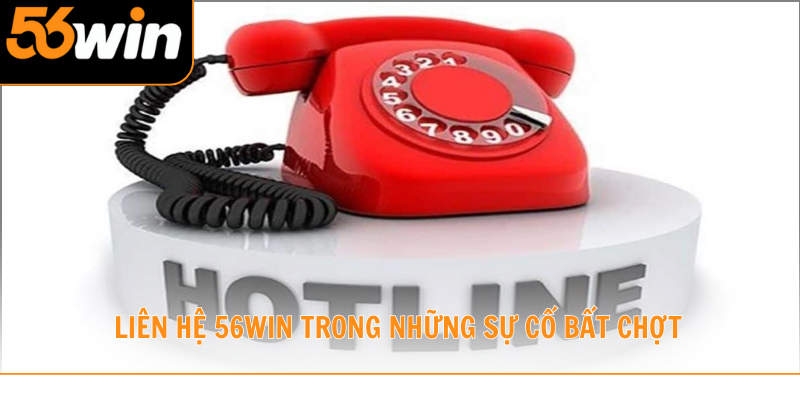 Liên hệ 56WIN trong những sự cố bất chợt
